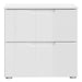 Sienna Bedside in White/White High Gloss 