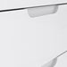 Sienna 4 Chest of Drawers 1 Door in White/White High Gloss 