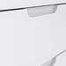 Sienna Abstract Chest of in White/White High Gloss 