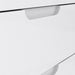 Sienna Chest of 6 Drawers in White/White High Gloss 