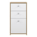 Best Chest Storage Cabinet 2 Drawers 1 Door in Artisan Oak/White
