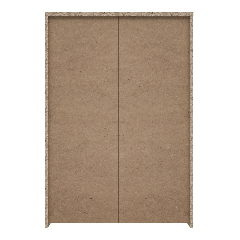 Best Chest Storage Cabinet with 6 Doors in Artisan Oak/White