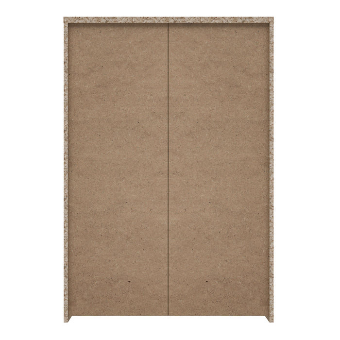 Best Chest Storage Cabinet with 6 Doors in Artisan Oak/White