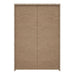 Best Chest Storage Cabinet with 6 Doors in Artisan Oak/White