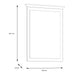 Illopa Mirror in Oak Nelson/Snowy Oak