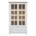 Illoppa Display Cabinet in Snowy Oak/Oak Nelson