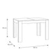 Malte Brun Extending Dining Table 120 cm in Waterford Oak