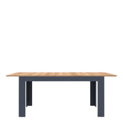 Bohol Extending Dining Table 160-207cm in Riviera Oak/Navy