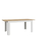 Bohol Extending Dining Table 160-207cm in Riviera Oak/White