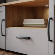 Bohol TV Unit Inc. LED Light in Riviera Oak/Grey Oak