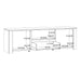 Bohol TV Unit inc. LED Light in Riviera Oak/White