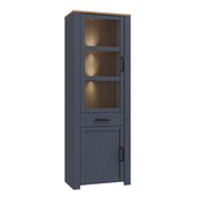 Bohol Narrow Display Cabinet inc. 2x LED Lights