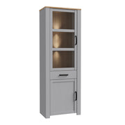 Bohol Narrow Display Cabinet inc. 2x LED Lights