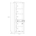 Bohol Narrow Display Cabinet inc. 2x LED Lights in Riviera Oak/Grey Oak