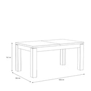 Trondheim Extending Dining Table in Artisan Oak