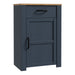 Bohol 1 Door 1 Drawer Shoe Cabinet in Riviera Oak/Navy