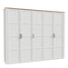 Bohol 5 Door Wardrobe in Riviera Oak/White