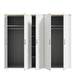 Bohol 5 Door Wardrobe in Riviera Oak/White