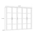 Bohol 5 Door Wardrobe in Riviera Oak/White