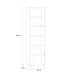 Essential Narrow 5 Shelf Bookcase in Vintage Oak
