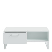 Sali 1 Drawer Coffee Table in Light Grey
