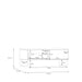 Sali 1 Drawer Coffee Table in Light Grey