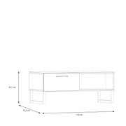 Sali 1 Drawer Coffee Table in Sage Green