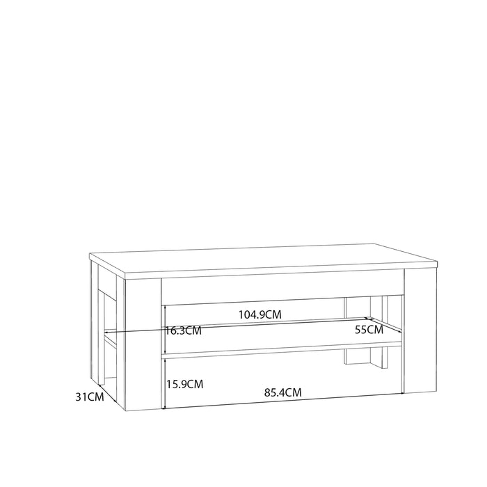 Grafton Coffee Table In Oak 