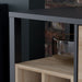 High Rock 3 Drawer Display Chest in Matt Black/Riviera Oak