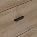 High Rock 3 Drawer Display Chest in Matt Black/Riviera Oak