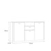 Klara 3 Door 1 Drawer Chest in Grey and Oak