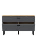 Klara TV Unit with 1 Drawer 1 Flip Door in Grey and Oak