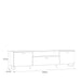 Klara TV Unit with 2 Drawers 1 Flip Door in Grey and Oak inc LED Lighting