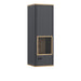 Klara Display Cabinet with 1 Glass Door in Grey and Oak