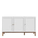 Wensley 3 Door 1 Drawer Sideboard in Light Grey and Oak