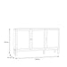 Wensley 3 Door 1 Drawer Sideboard in Light Grey and Oak