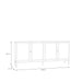 Wensley 4 Door 1 Drawer Sideboard in Light Grey and Oak