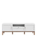 Wensley 2 Door 1 Drawer TV Unit in Light Grey and Oak