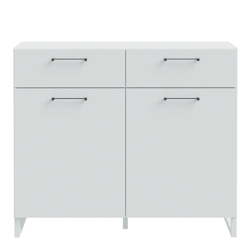 Sali 2 Door 2 Drawer Chest in Light Grey
