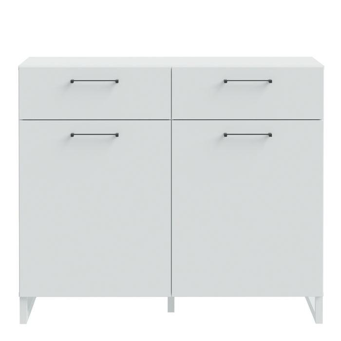 Sali 2 Door 2 Drawer Chest in Light Grey