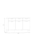 Sali 3 Door 3 Drawer Chest in Light Grey