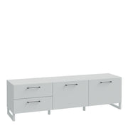 Sali 2 Door 2 Drawer TV Unit in Light