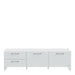 Sali 2 Door 2 Drawer TV Unit in Light Grey