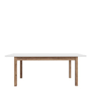 Wensley Dining Table in Light Grey and Oak