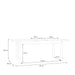 Wensley Dining Table in Light Grey and Oak