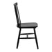 Kenley Extending Dining Table in Oak 45-90cm Included 4 Riano Dining Chairs in Black