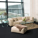 Katrine Nest of Tables with Glass Top Set of 3