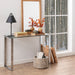 Katrine Console Table with Glass Top
