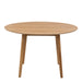 Nagano Round Dining Table in Oak Included 4 Ida Dining Chair in Oak
