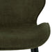Nagano Round Dining Table in Oak Included 4 Femke Dining Chair in Olive Green